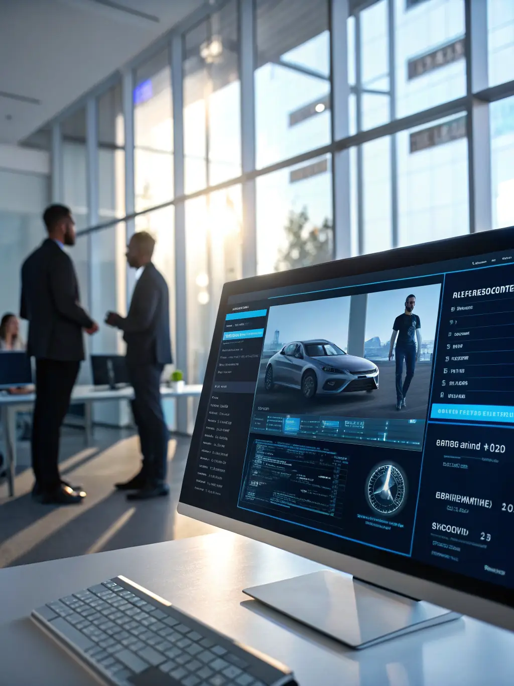 A digital screenshot of a modern database interface displaying recent updates, new car models, and module entries, with highlighted notifications for new content.